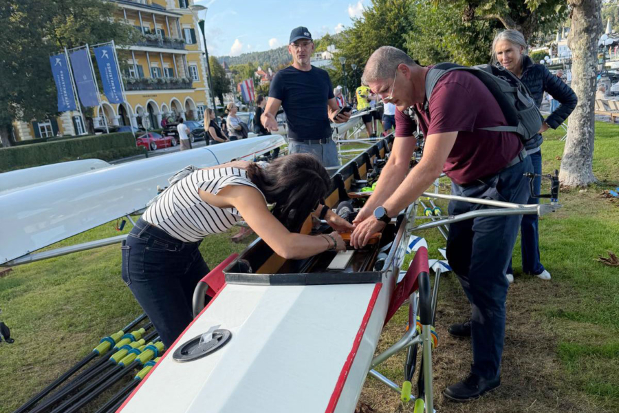 Letzte Vorbereitungen in Velden Letzte Vorbereitungen in Velden